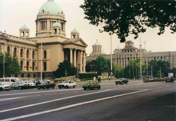 Die Skupstina (Parlament) in Belgrad (Beograd) (Serbien, Serbia)