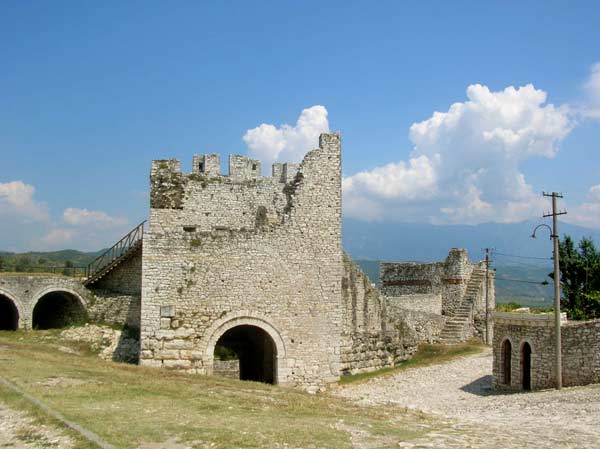 Blick auf die Festung in Berat (Albanien)