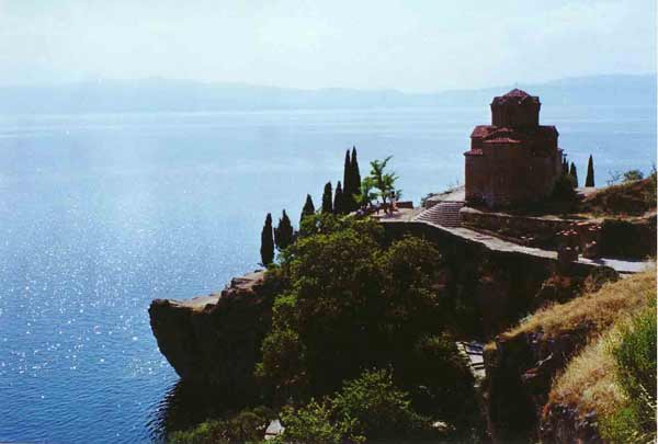 Kirche Sv. Jovan (Sveti Jovan) in Ohrid (Makedonien, Mazedonien, Macedonia)