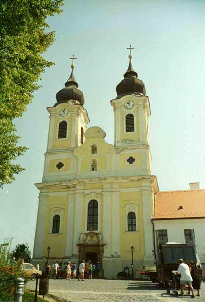Kirche auf der Halbinsel Tihany im Balaton (Plattensee) (Ungarn, Hungary, Magyarorszag)