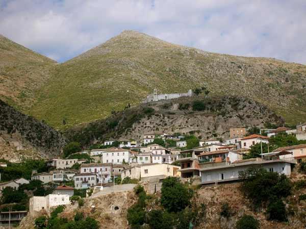 Dh�rmi/ Dhermi an der albanischen Riviera (Albanien, Albanie, Albania, Shqip�ria)