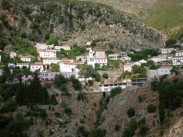 Dh�rmi/ Dhermi an der albanischen Riviera (Albanien, Albanie, Albania, Shqip�ria)
