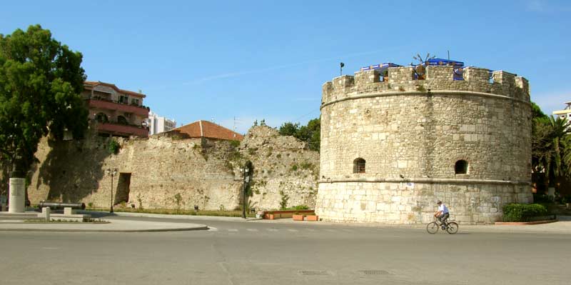 Die byzantinische Befestigungen von Durr�s (Durr�s, Durazzo, Epidamnos, Dyrrhachion) (Albanien, Albanie, Albania, Shqip�ria)