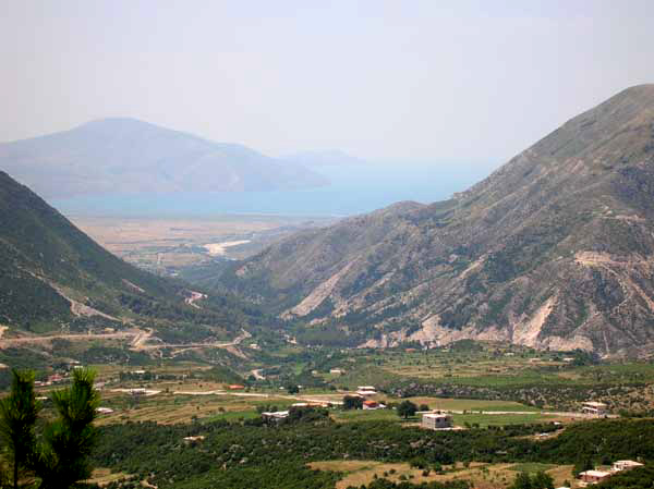 Landschaft s�dlich von Vlora (Albanien, Albanie, Albania, Shqip�ria)