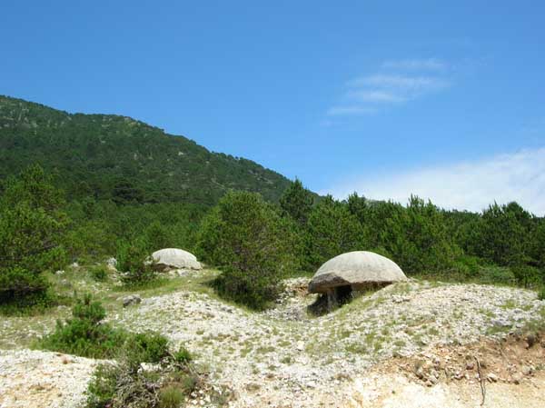 Bunker im Llogora-Nationalpark (Albanien, Albanie, Albania, Shqip�ria)