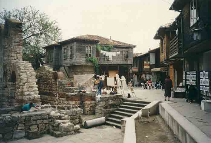 Das St&auml;dtchen Nesebar (Mesembria) (Bulgarien, Bulgaria, Balgarija, Bulgarie)