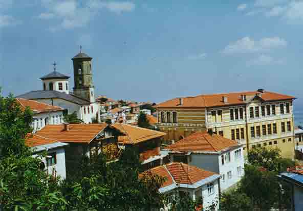 Blick auf Krusevo (Makedonien, Mazedonien, Macedonia, Macedonie)