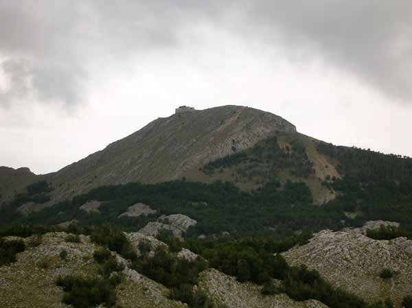 Der Lovcen mit dem Mausoleum f�r den monenegrinischen F�rsten (Montenegro, Crna Gora)