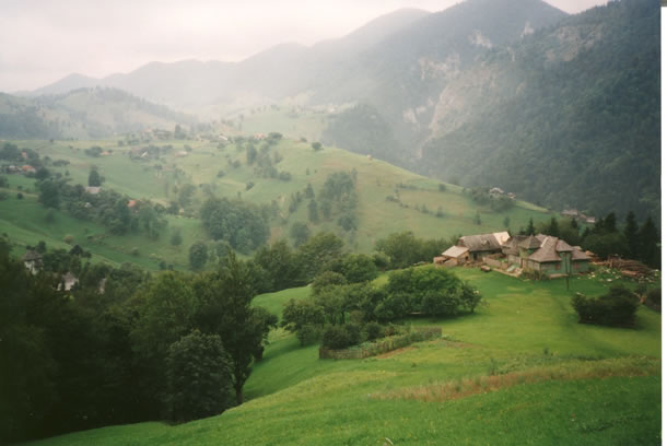 Landschaft in den Karpaten zwischen Bran und Piatra Craiului (K�nigstein, Rum�nien)