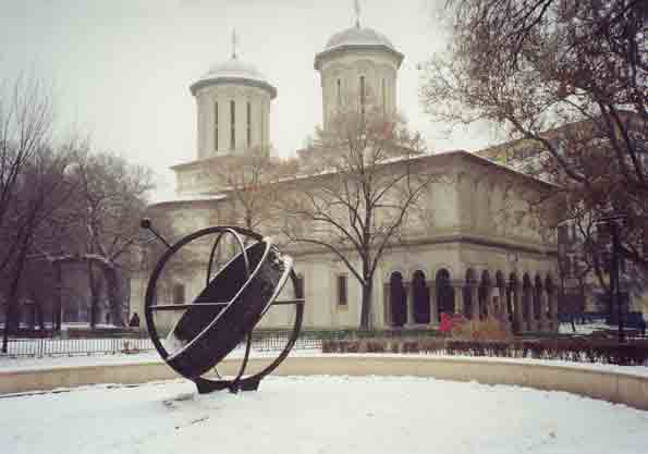 Kilometer Null  (Nullkilometer, zero) in Bukarest (Bucuresti, Bucharest) (Rum&auml;nien, Romania, Roumanie)