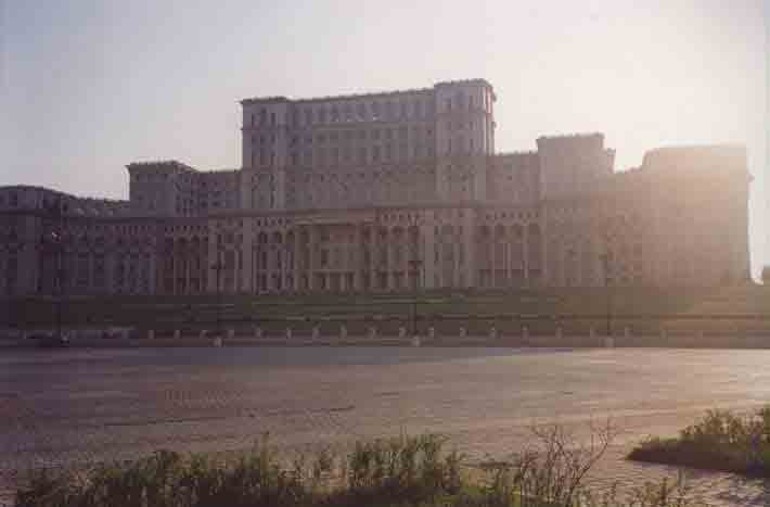 Der Parlamentspalast (Casa poporului, Palatul parlamentului) in Bukarest (Bucuresti, Bucharest) (Rum&auml;nien, Romania)