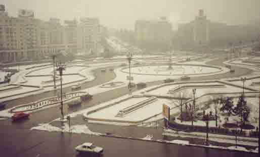 Piata Unirii in Bukarest (Bucuresti, Bucharest) (Rum&auml;nien, Romania, Roumanie)