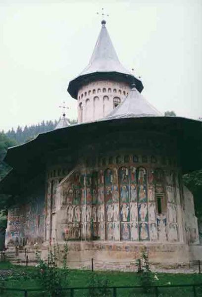 Kloster-Kirche von Voronet in der Moldau (Rum�nien, Romania, Roumanie