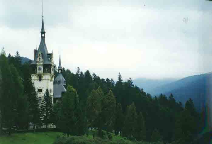 Das Schloss Peles bei Sinaia (Rum&auml;nien)