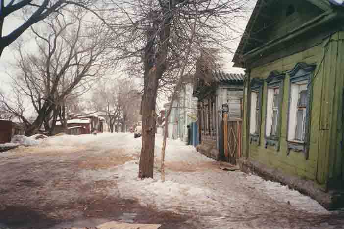 Holzh&auml;user in Vladimir (Russland, Russia, Rossija, Russie)