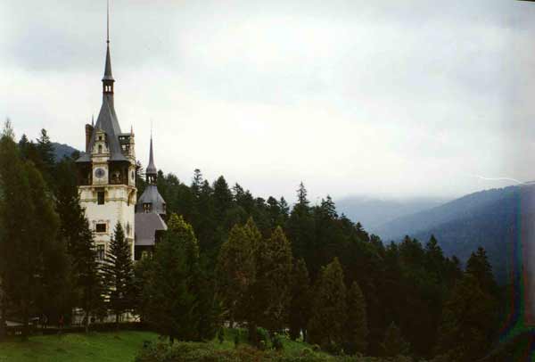 Das Schloss Peles bei Sinaia (Rumänien)
